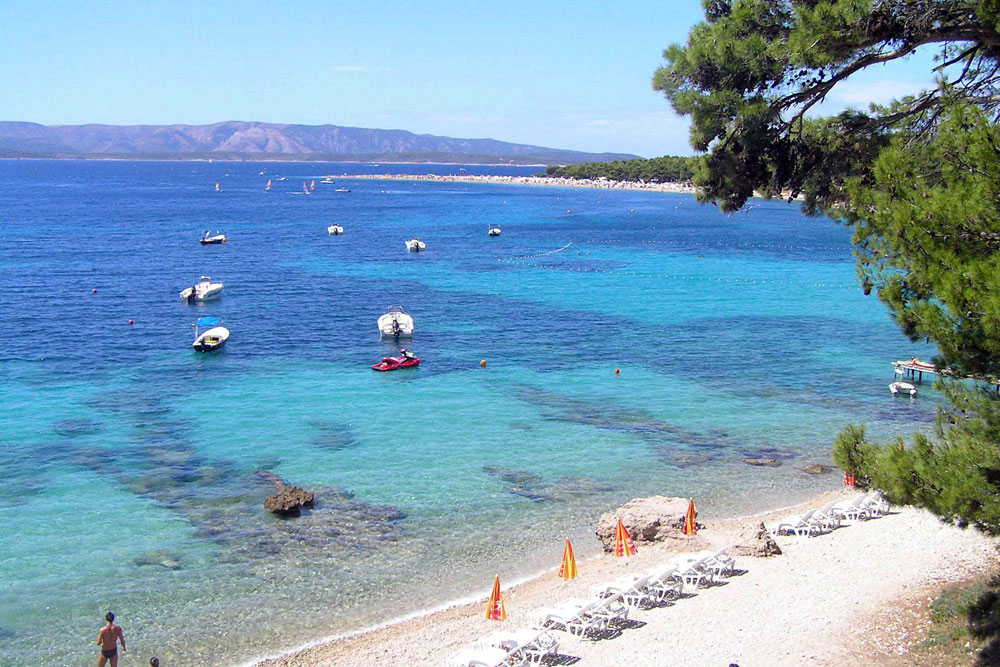 La isla de Brac en Croacia Playas del mundo