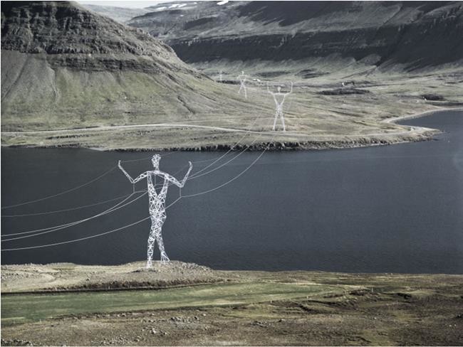 Islandia y sus increbles torres elctricas